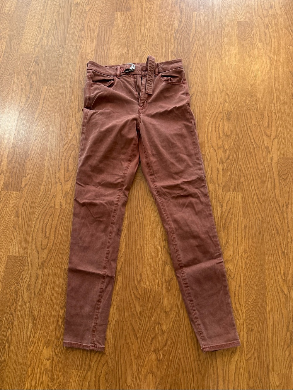 American Eagle Outfitters Skinny Jeans in Rust